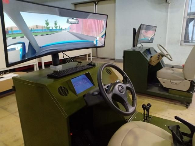 Phòng thực hành học bằng lái xe b2 tại AN Ninh